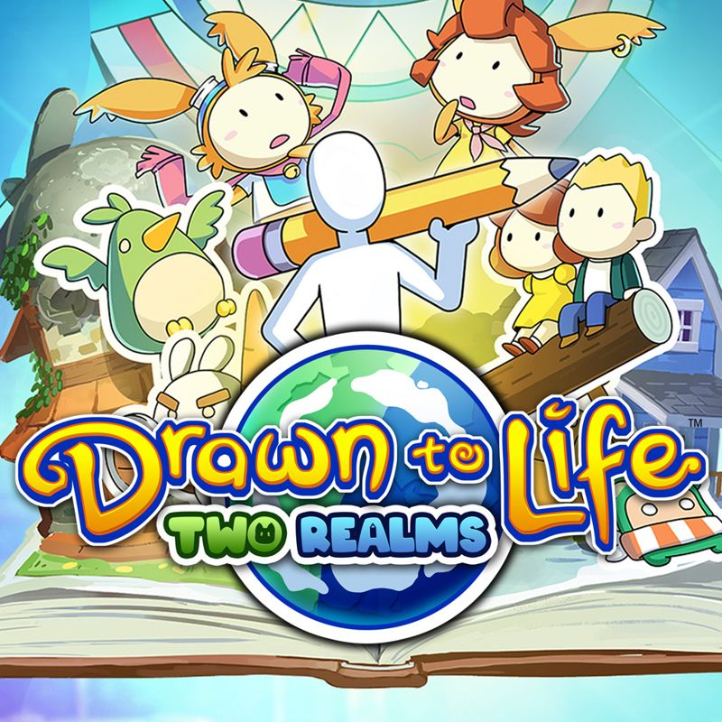 Front Cover for Drawn to Life: Two Realms (Nintendo Switch) (download release)