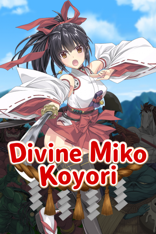 Front Cover for Divine Miko Koyori (Windows) (Kagura Games release)