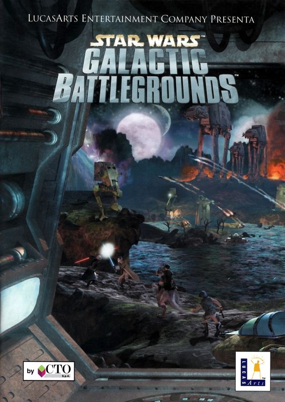 Manual for Star Wars: Galactic Battlegrounds (Windows): Front