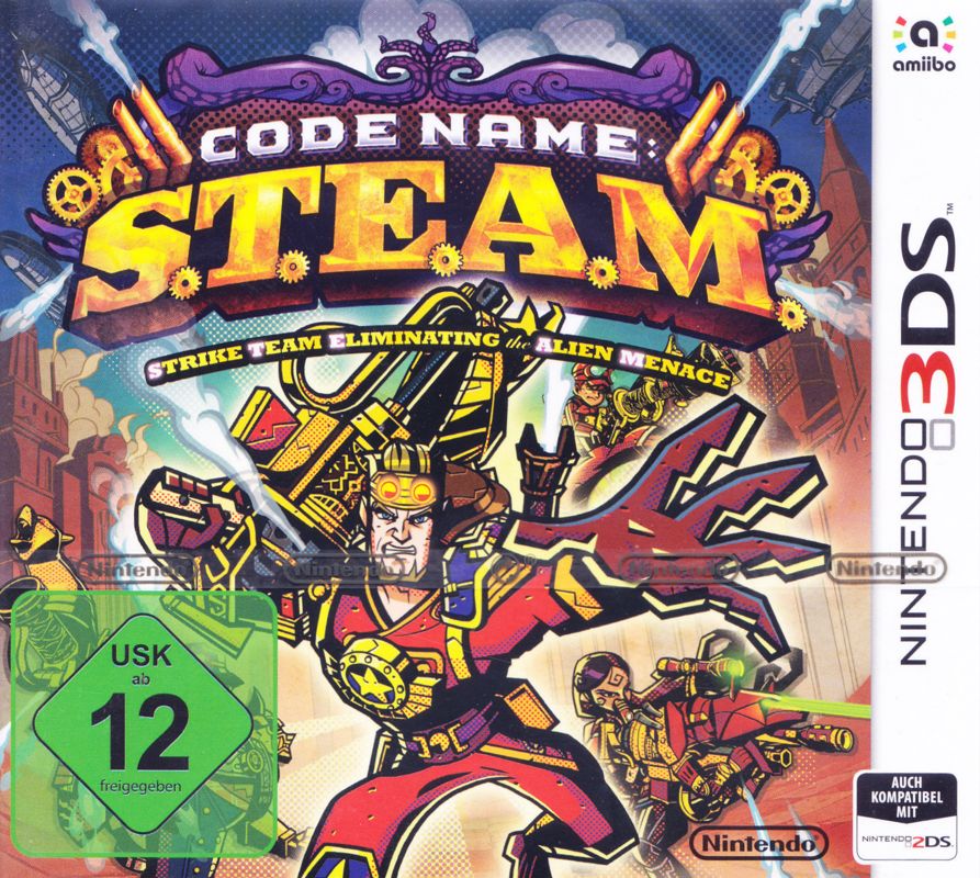 Front Cover for Code Name: S.T.E.A.M. (Nintendo 3DS)