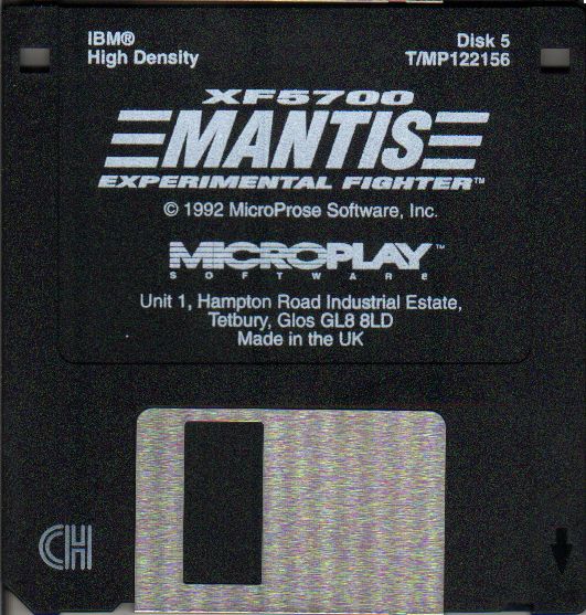 Media for XF5700 Mantis Experimental Fighter (DOS): Disk 5
