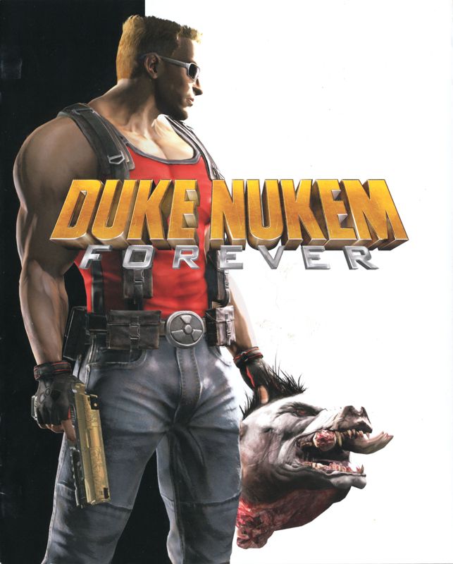 Manual for Duke Nukem Forever (PlayStation 3): Front