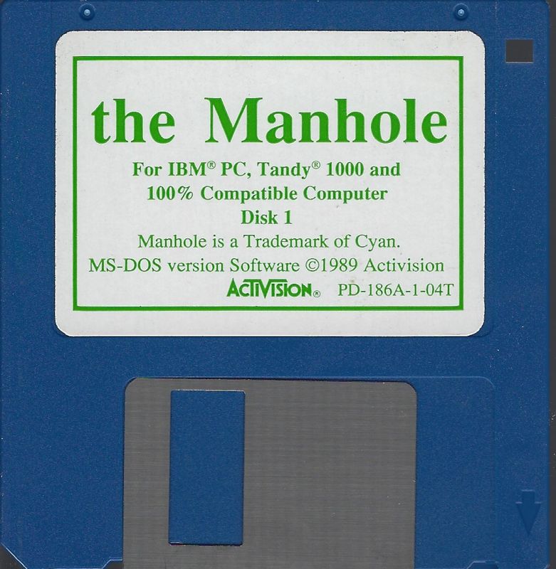 Media for The Manhole (DOS) (3.5 inch disk release): Disk 1/3