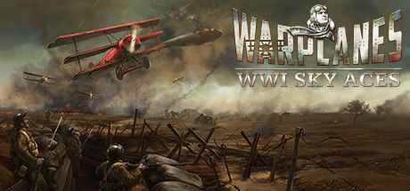 Front Cover for Warplanes: WW1 Sky Aces (Linux and Macintosh and Windows) (Steam release)
