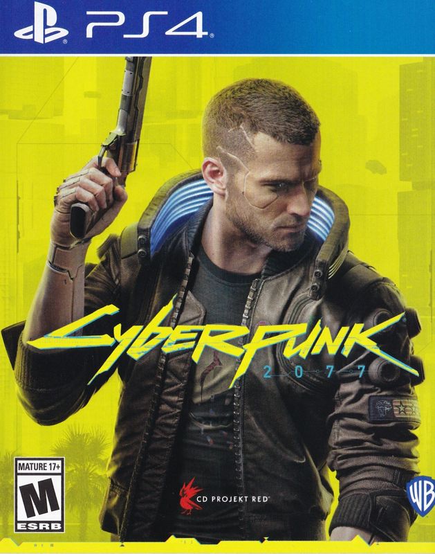 Front Cover for Cyberpunk 2077 (PlayStation 4): Male V side