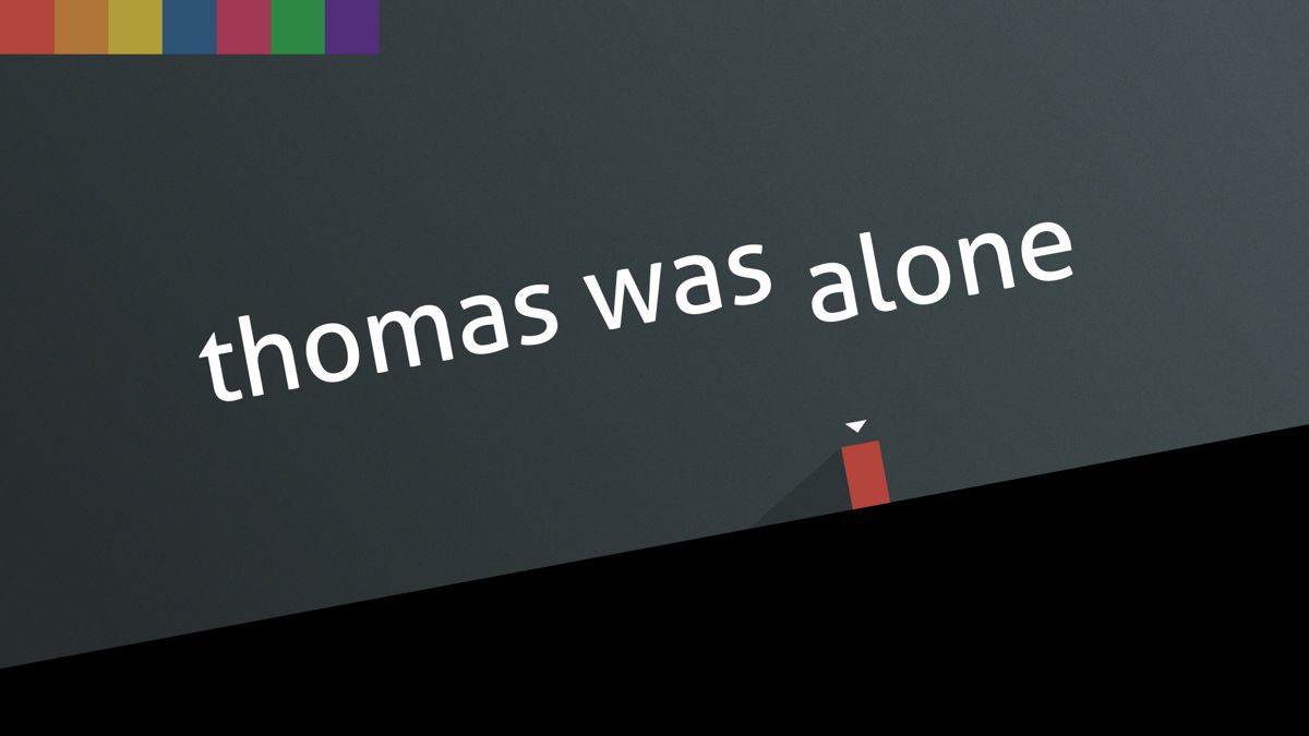 Front Cover for Thomas Was Alone (Nintendo Switch) (download release)