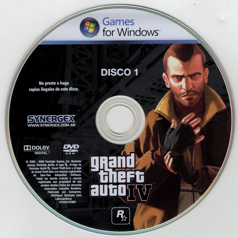 Grand Theft Auto IV cover or packaging material - MobyGames