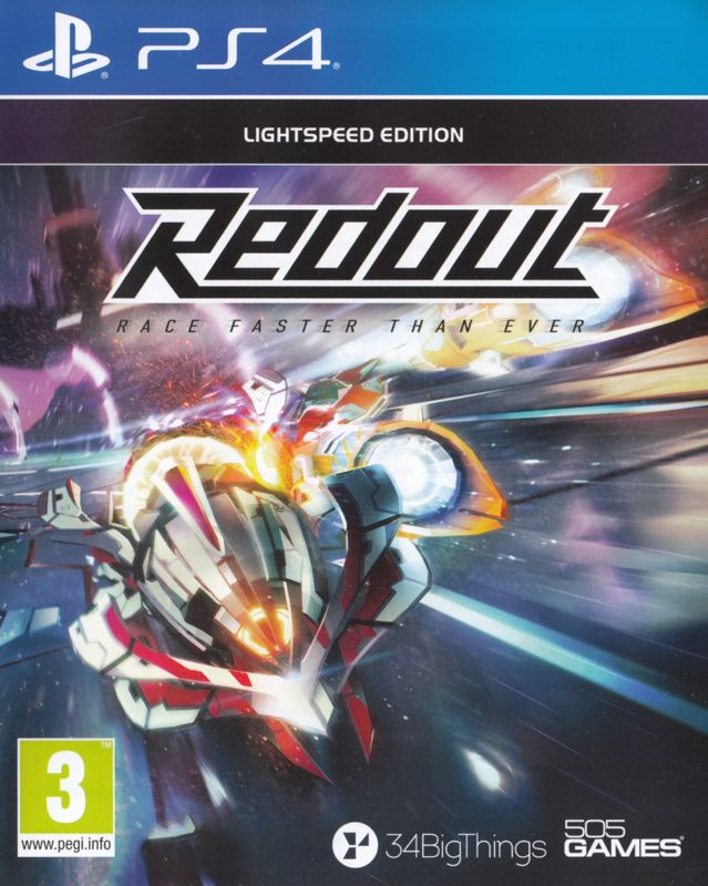Front Cover for Redout: Lightspeed Edition (PlayStation 4)
