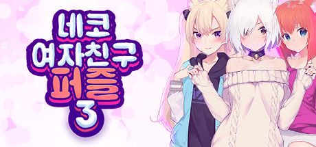 Front Cover for Mosaique Neko Waifus 3 (Linux and Windows) (Steam release): Korean version