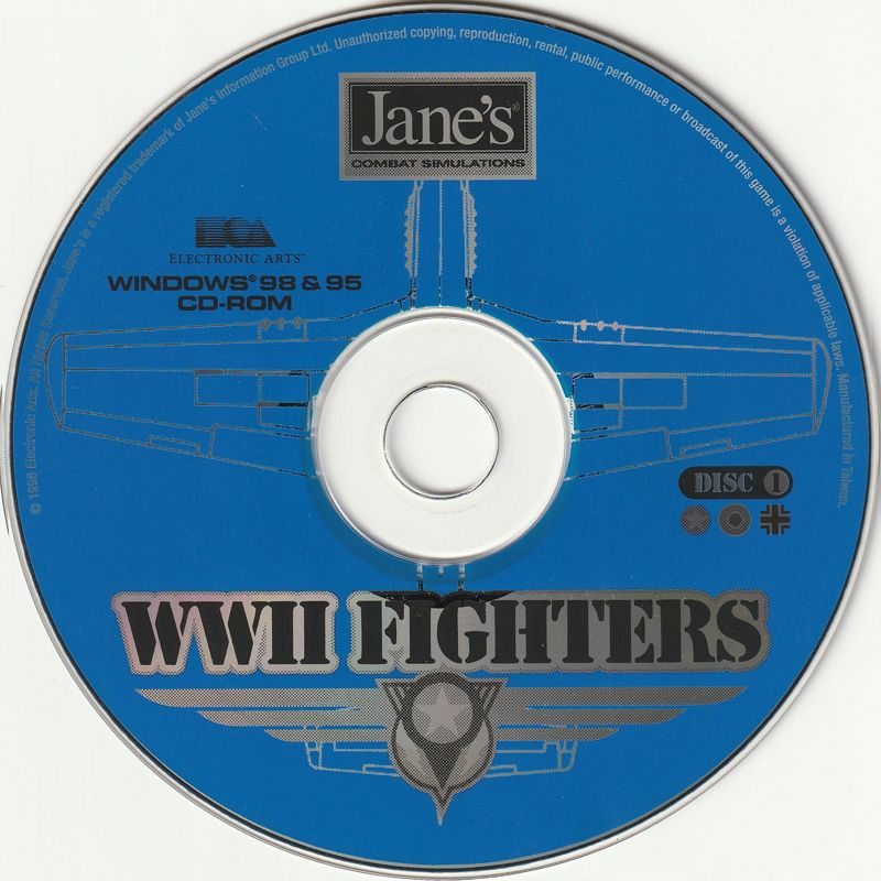 Media for Jane's Combat Simulations: WWII Fighters (Windows): Disc 1