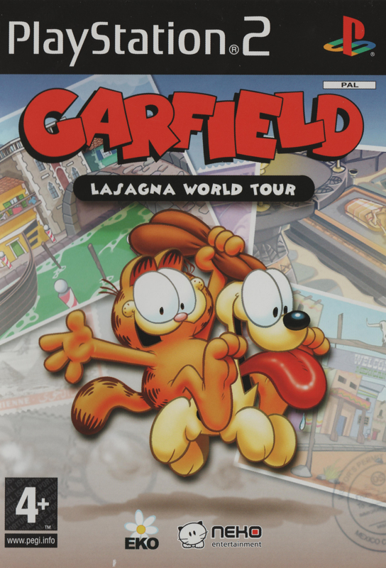 Front Cover for Garfield: Lasagna World Tour (PlayStation 2)