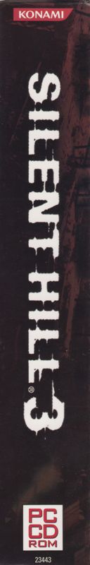 Spine/Sides for Silent Hill 3 (Windows) (CD-ROM Version): Right