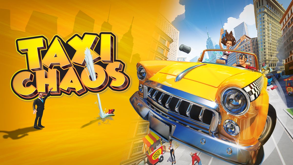 Front Cover for Taxi Chaos (Nintendo Switch) (download release)