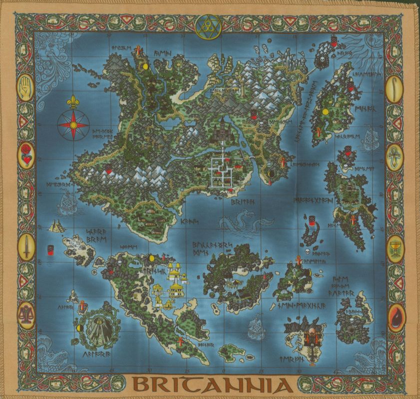 Extras for Ultima IX: Ascension (Windows): Map
