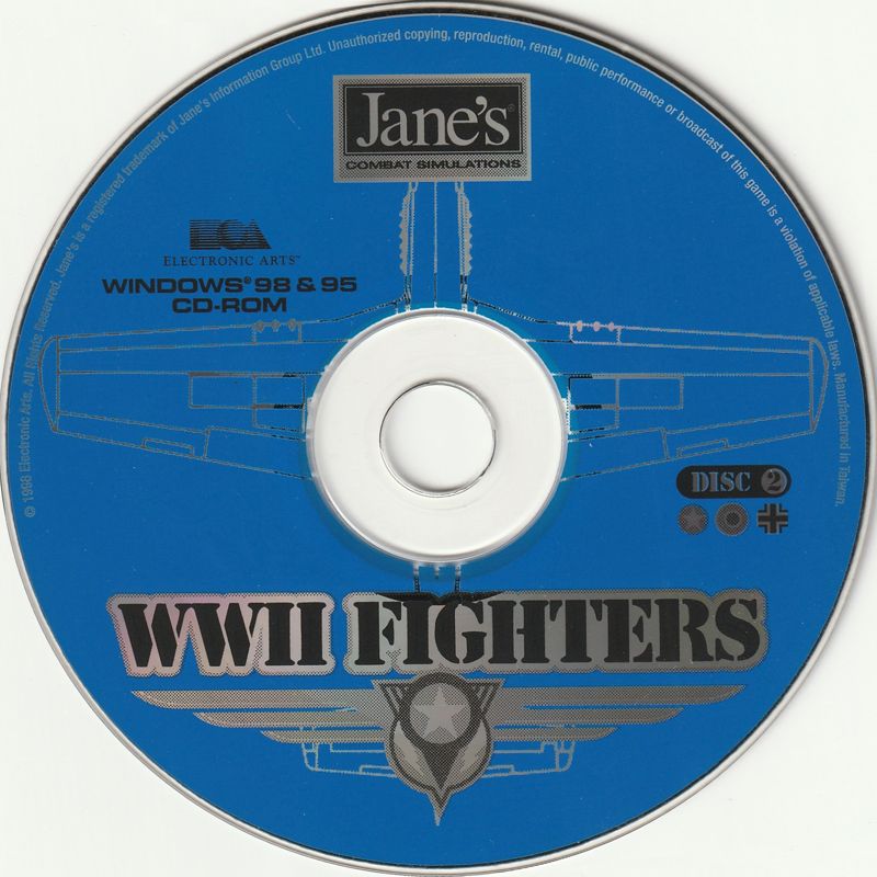 Media for Jane's Combat Simulations: WWII Fighters (Windows): Disc 2