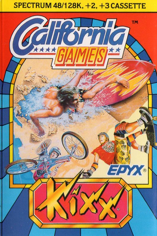 Front Cover for California Games (ZX Spectrum) (Kixx budget release)