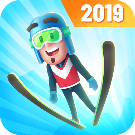 Front Cover for Ski Jump Challenge (Android) (Google Play release): 2019 version