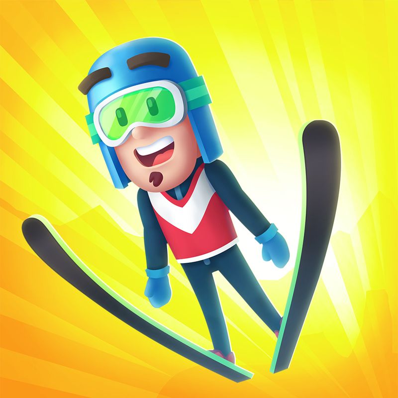 Front Cover for Ski Jump Challenge (Nintendo Switch) (download release)