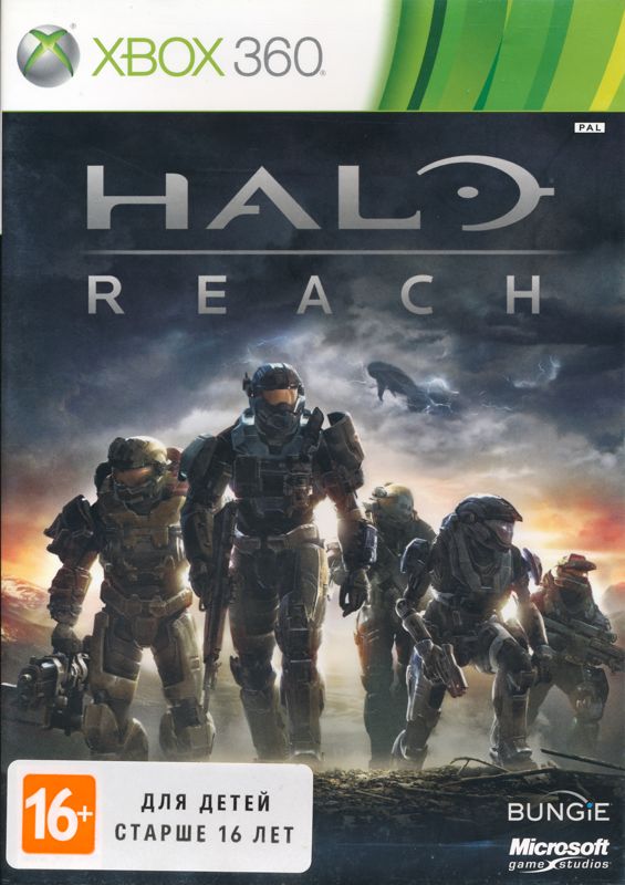 Front Cover for Halo: Reach (Xbox 360): w/ Sticker