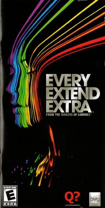 Manual for Every Extend Extra (PSP): Front