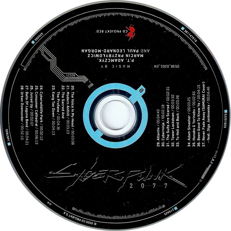 Soundtrack for Cyberpunk 2077 (Windows): CD B