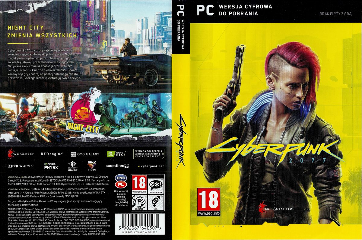 Other for Cyberpunk 2077 (Windows): Keep Case - Inside Cover - Full