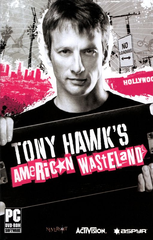 Manual for Tony Hawk's American Wasteland (Windows): Front