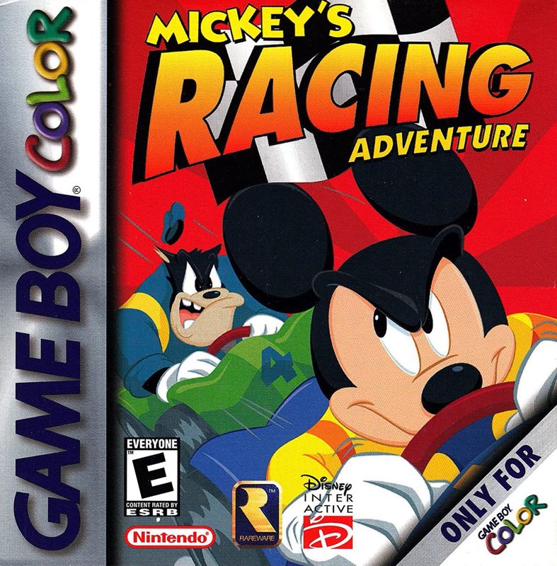 Front Cover for Mickey's Racing Adventure (Game Boy Color)