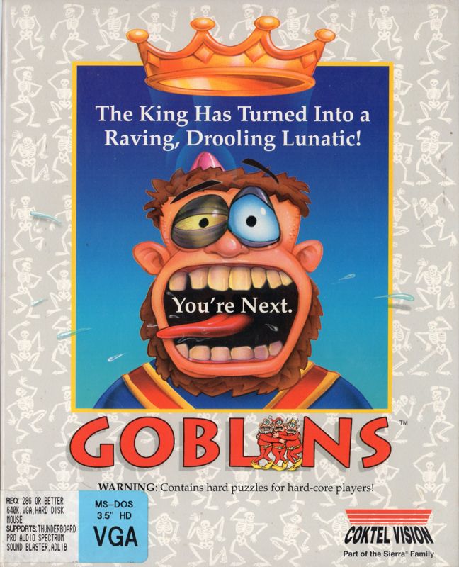 Front Cover for Gobliiins (DOS)