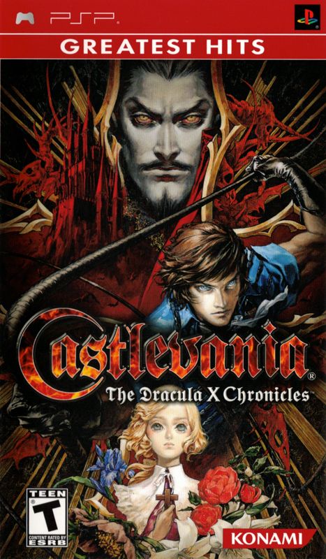 Front Cover for Castlevania: The Dracula X Chronicles (PSP) (Greatest Hits release)