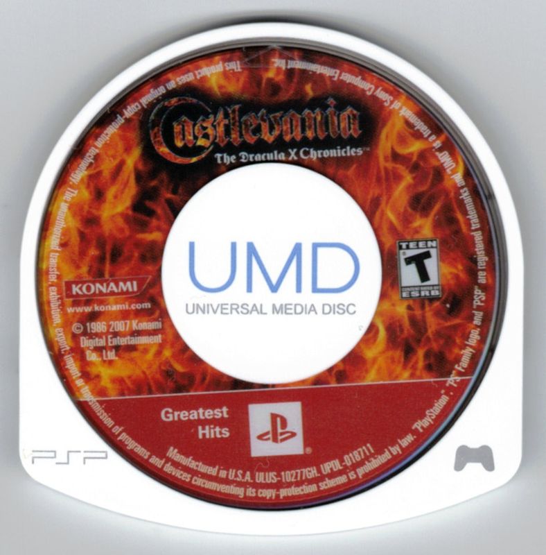 Media for Castlevania: The Dracula X Chronicles (PSP) (Greatest Hits release)