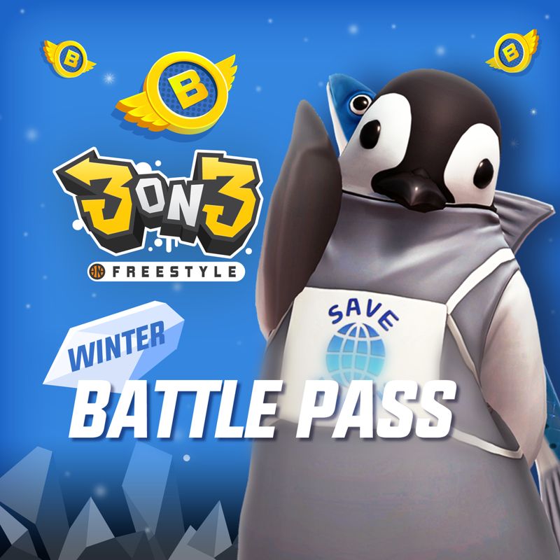 Front Cover for 3on3 FreeStyle: Winter Battle Pass 2020 (PlayStation 4) (download release)