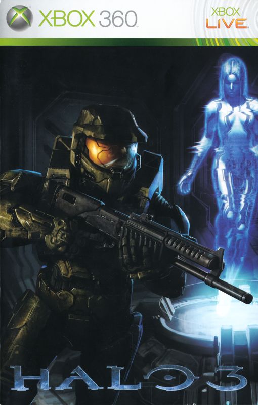 Manual for Halo 3 (Xbox 360): Front