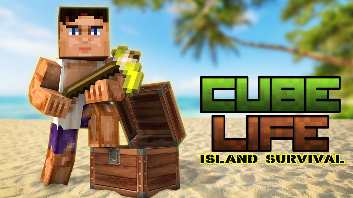 Front Cover for Cube Life: Island Survival (Nintendo Switch) (download release)