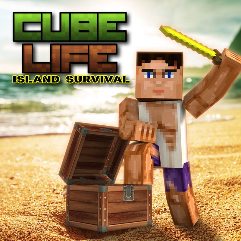 Front Cover for Cube Life: Island Survival (Nintendo Switch) (download release)