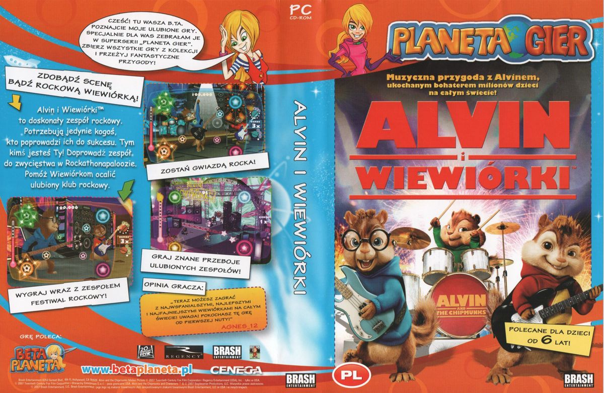 Other for Alvin and the Chipmunks (Windows) (Planeta Gier release): Keep Case - Full Cover