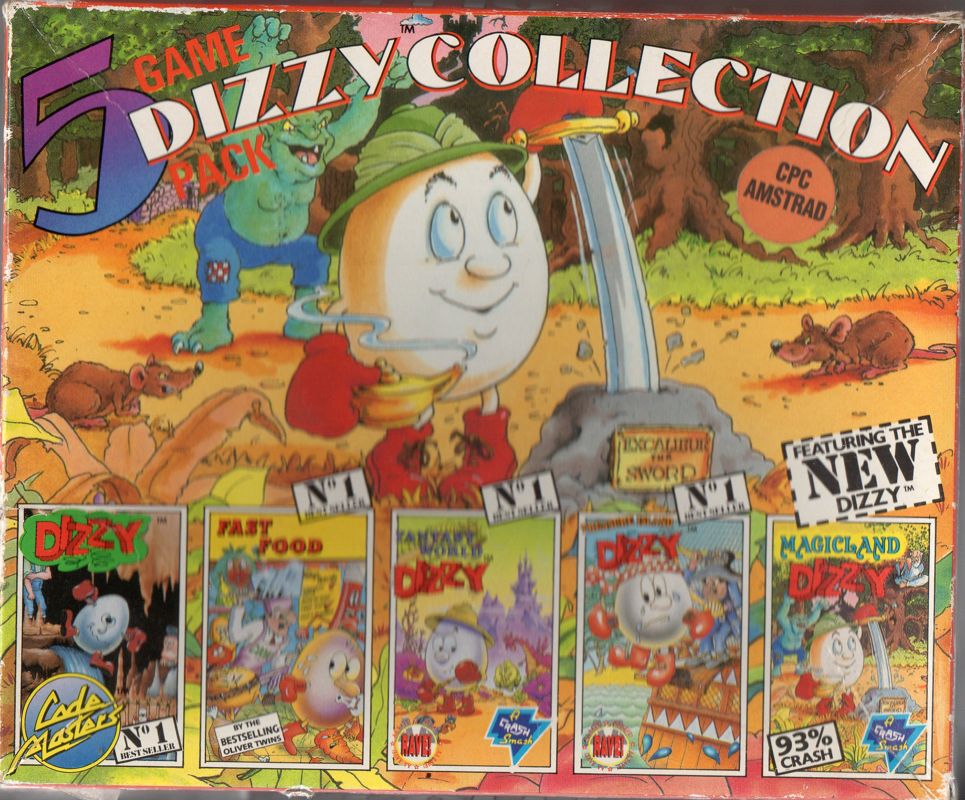 Front Cover for Dizzy Collection (Amstrad CPC)