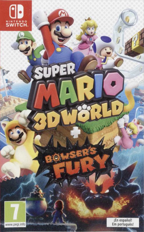 Super Mario 3D World + Bowser’s Fury cover or packaging material ...