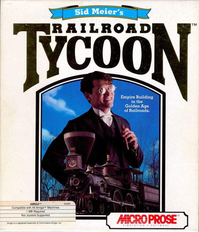 Front Cover for Sid Meier's Railroad Tycoon (Amiga)