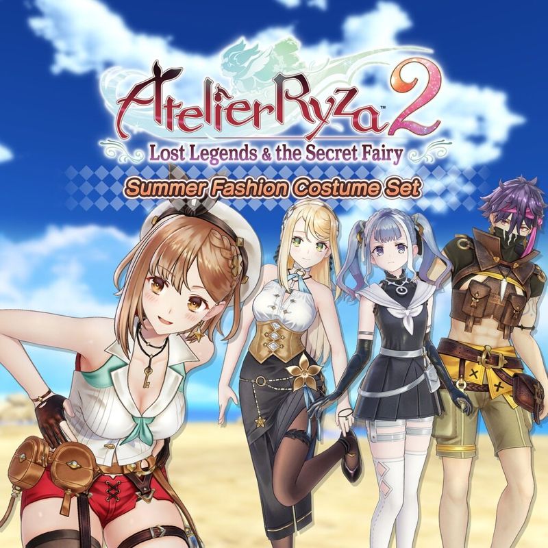Front Cover for Atelier Ryza 2: Lost Legends & the Secret Fairy - Summer Fashion Costume Set (PlayStation 4 and PlayStation 5) (download release)