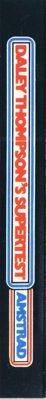 Spine/Sides for Daley Thompson's Super-Test (Amstrad CPC)