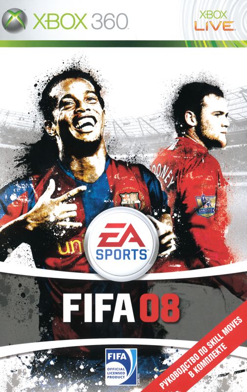 Manual for FIFA Soccer 08 (Xbox 360): Front