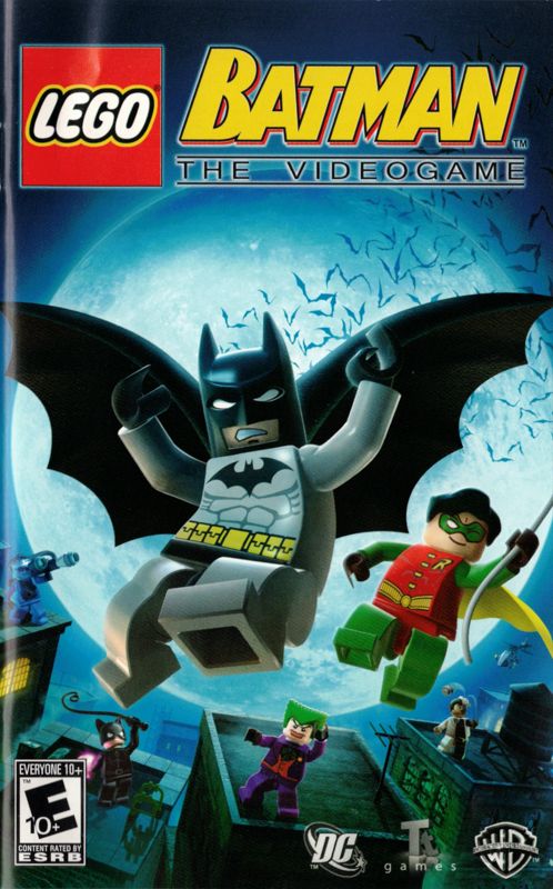 Manual for LEGO Batman: The Videogame (PlayStation 2) (Bundled release): Front