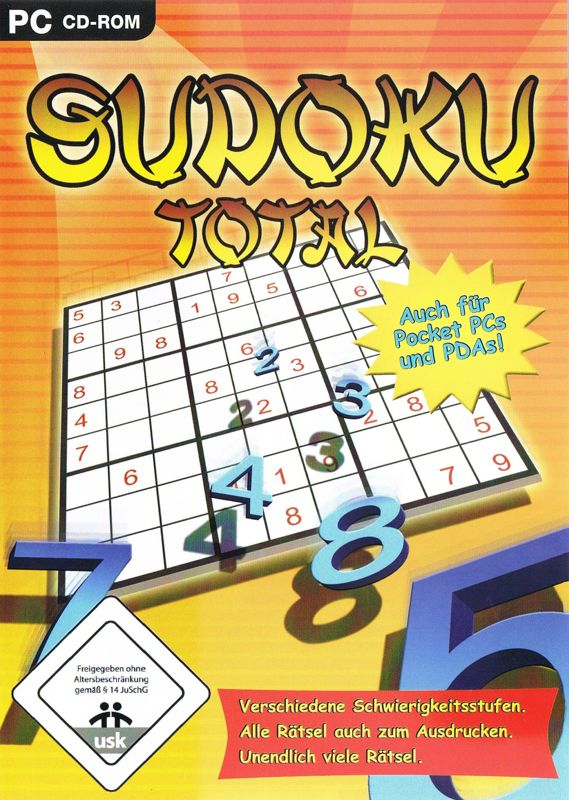 Sudoku Total cover or packaging material - MobyGames