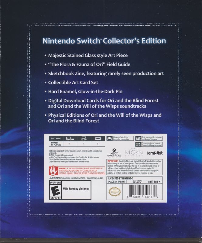 Protector para Ori Collector's Edition Nintendo® Switch™