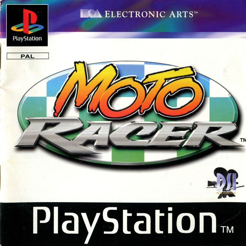 Manual for Moto Racer (PlayStation): Front