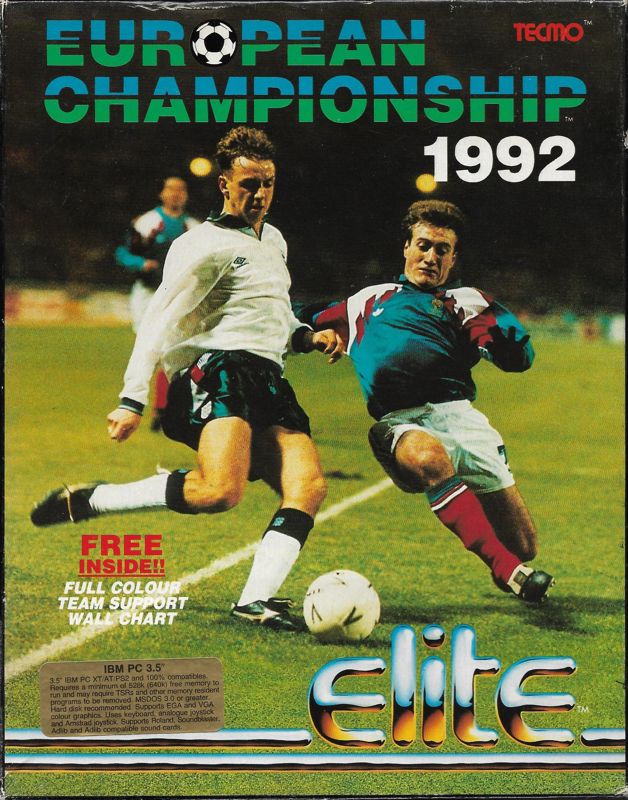 Front Cover for European Championship 1992 (DOS)