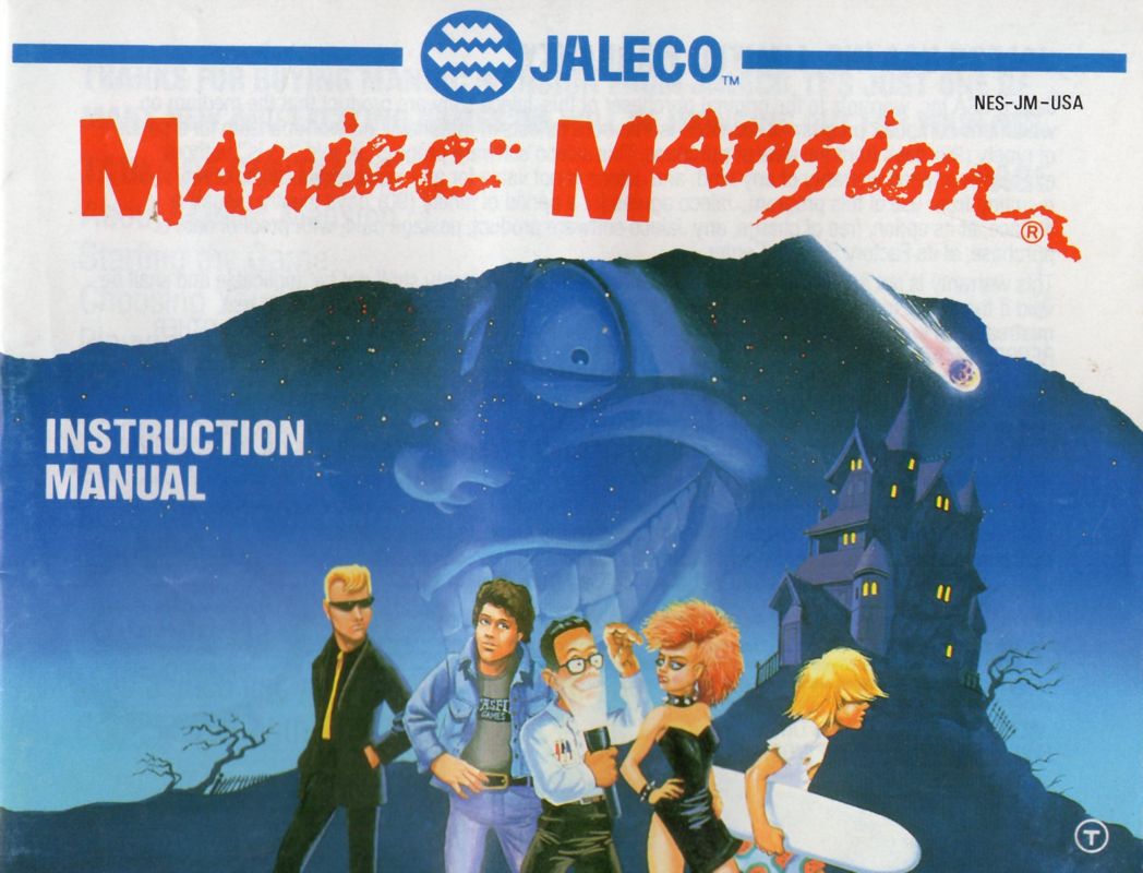 Maniac Mansion cover or packaging material MobyGames