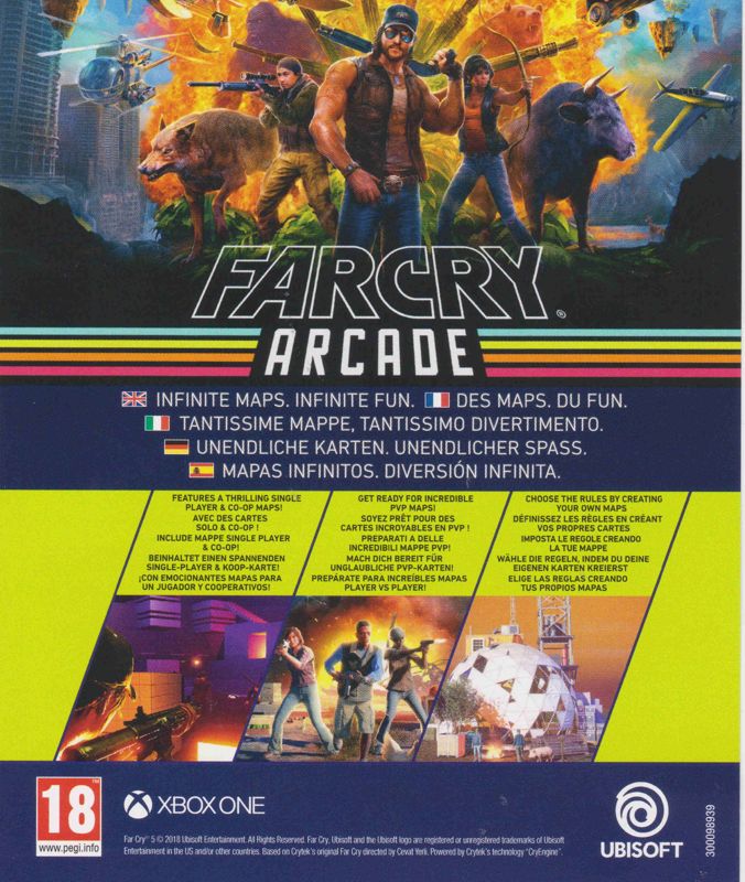 Advertisement for Far Cry 5 (Deluxe Edition) (Xbox One): Far Cry Arcade ad - front