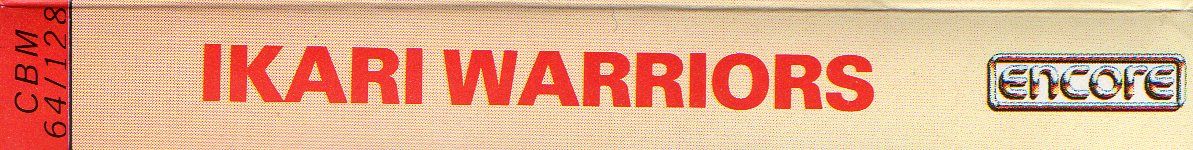 Spine/Sides for Ikari Warriors (Commodore 64) (Encore budget release)